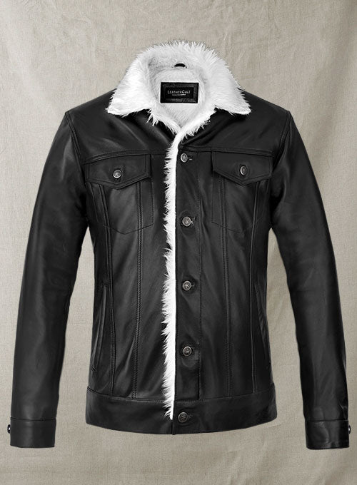 Leather Fur Western Style Jacket - LeatherCult