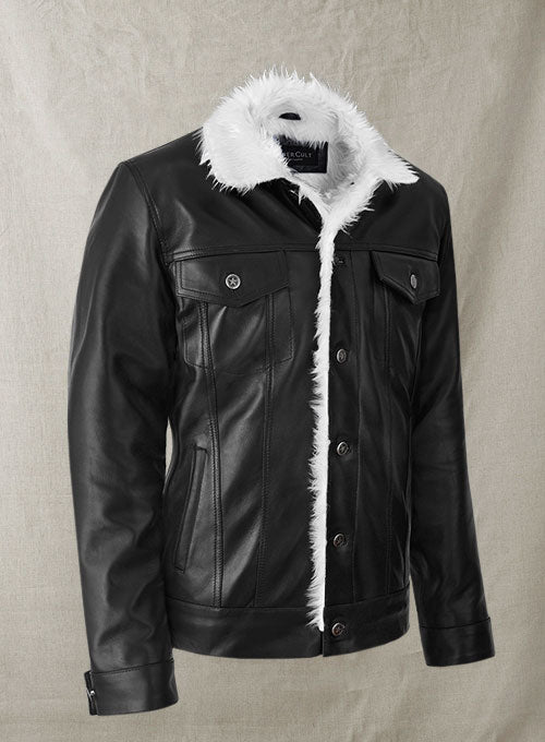 Leather Fur Western Style Jacket - LeatherCult