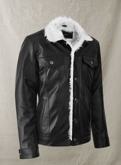 Leather Fur Western Style Jacket - LeatherCult