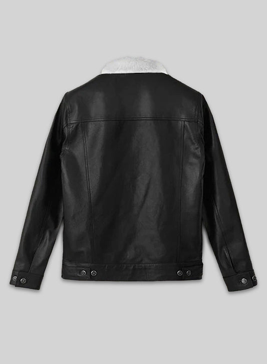 Leather Fur Western Style Jacket