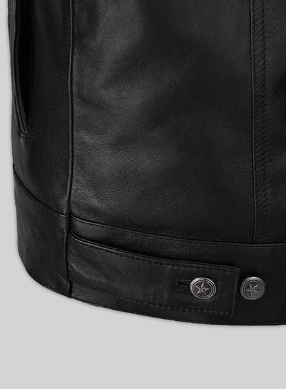 Leather Fur Western Style Jacket