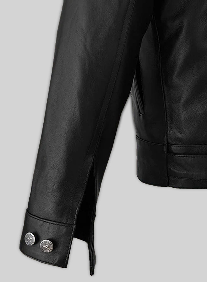 Leather Fur Western Style Jacket