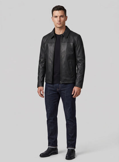 Leather Hipster Jacket #2