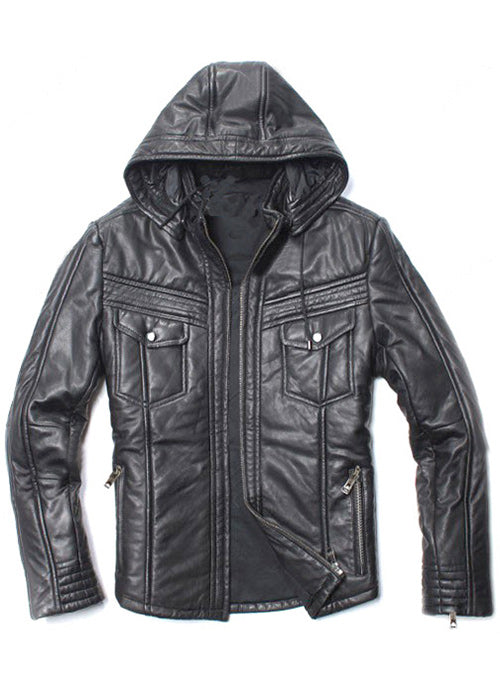 Leather Hood Jacket #109 - LeatherCult