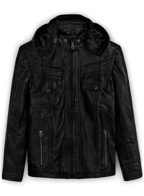 Leather Hood Jacket #109 - LeatherCult