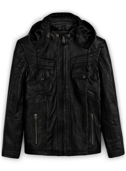 Leather Hood Jacket #109 - LeatherCult