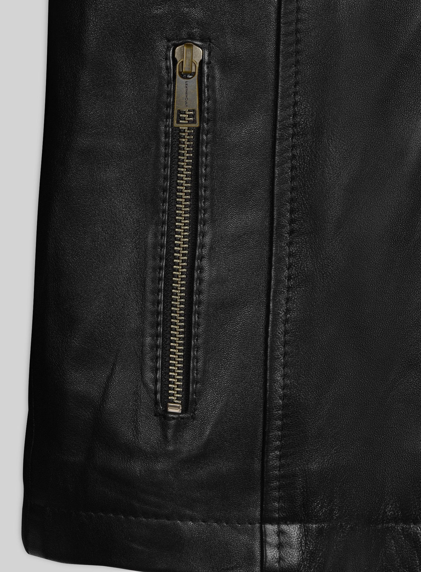 Leather Hood Jacket #109