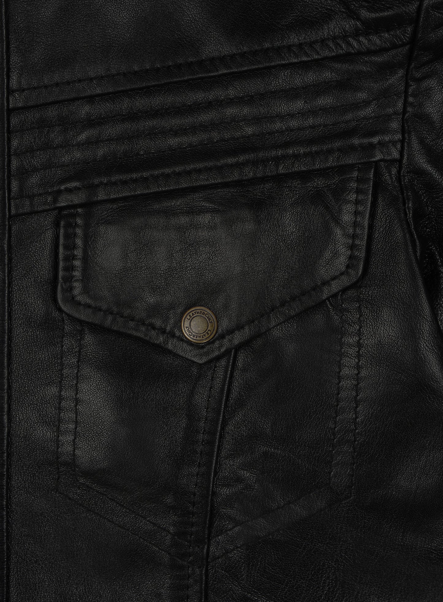 Leather Hood Jacket #109