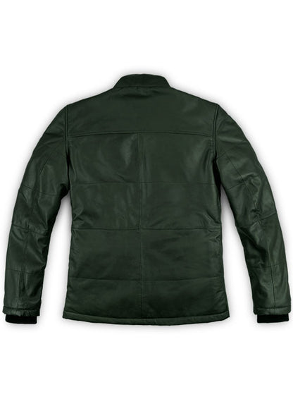 Soft Deep Olive Leather Jacket # 1000 - LeatherCult