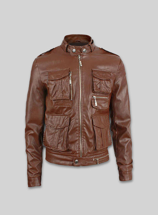 Leather Jacket #604