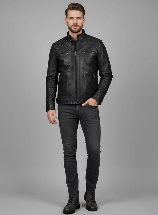 Leather Jacket # 653