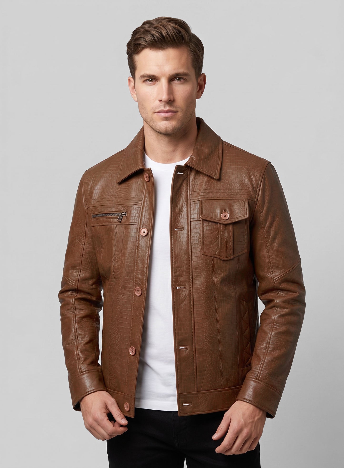 Leather Jacket #123