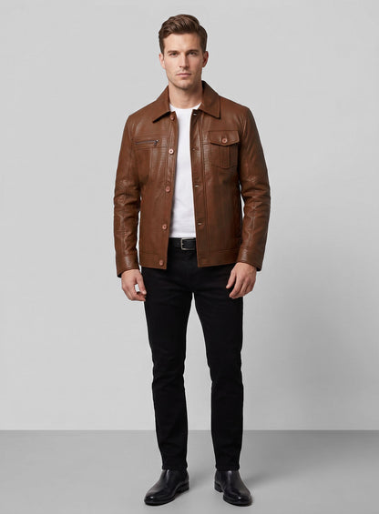 Leather Jacket #123