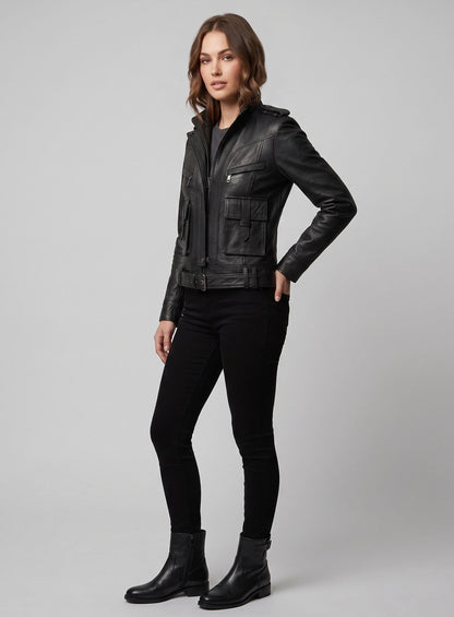 Leather Jacket # 517