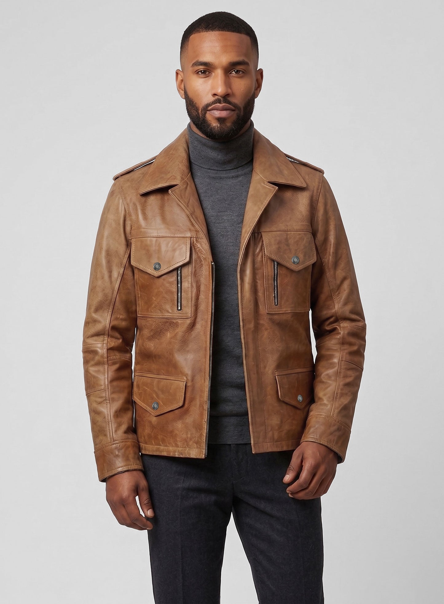 Leather Jacket # 621