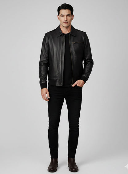 Leather Jacket # 639