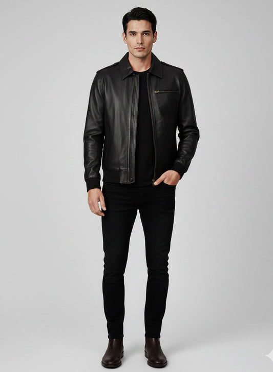 Leather Jacket # 639