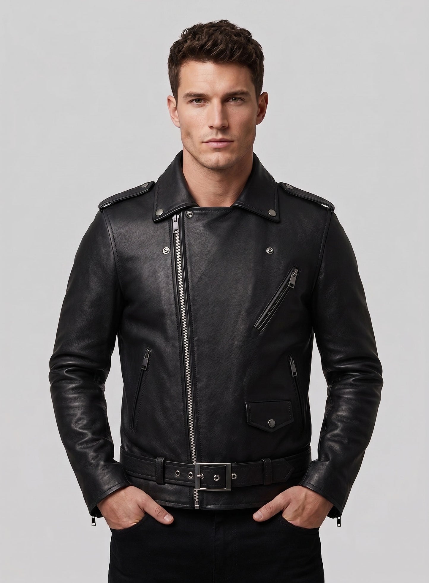 Leather Jacket #812