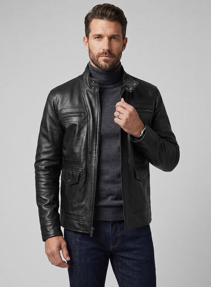 Leather Jacket #835