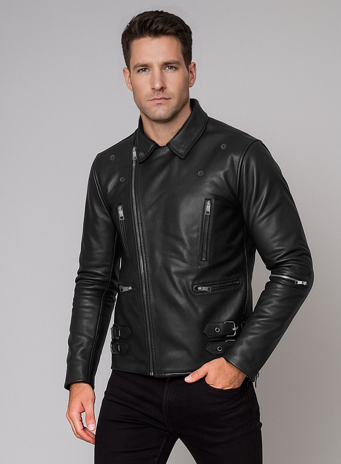 Leather Jacket #903
