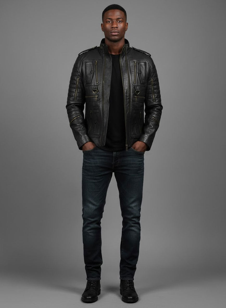 Leather Jacket # 641