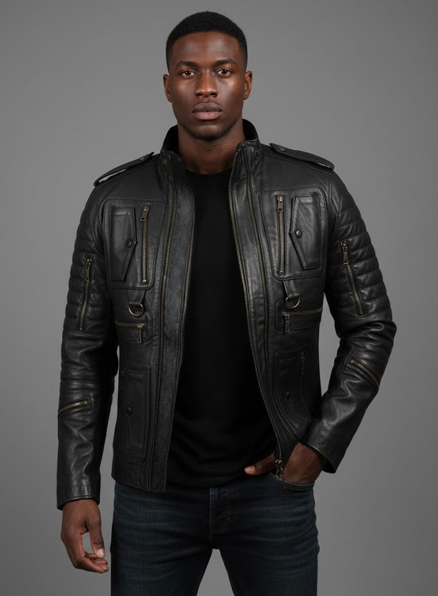 Leather Jacket # 641