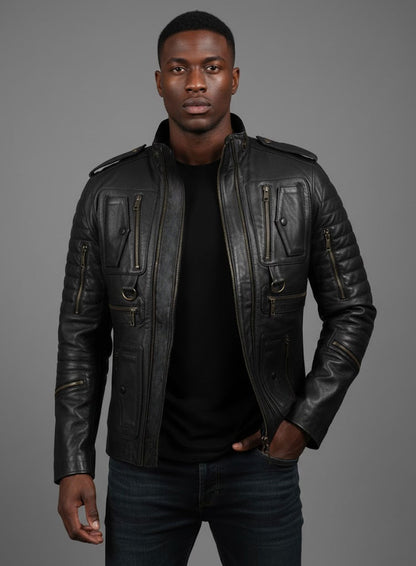 Leather Jacket # 641