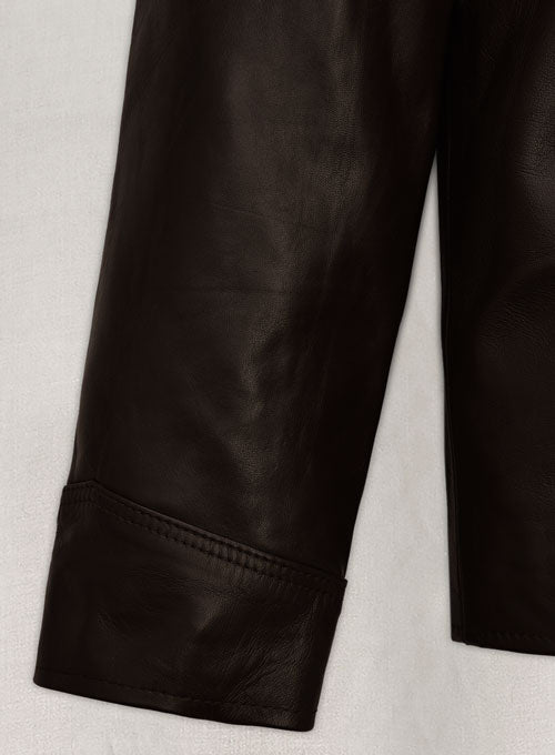 Leather Shirt Jacket #129 - LeatherCult