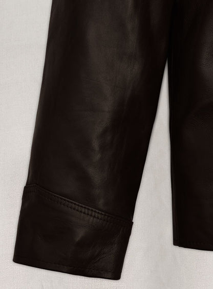 Leather Shirt Jacket #129 - LeatherCult