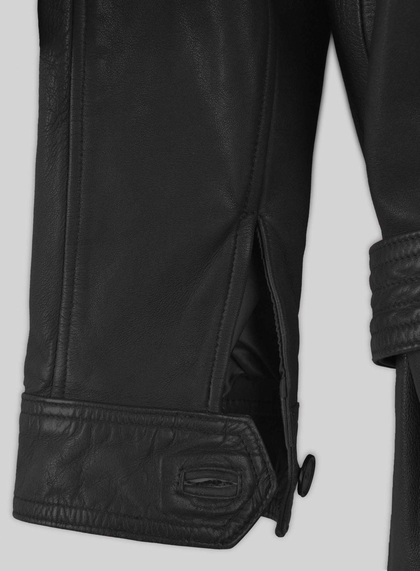 Leather Long Coat #203