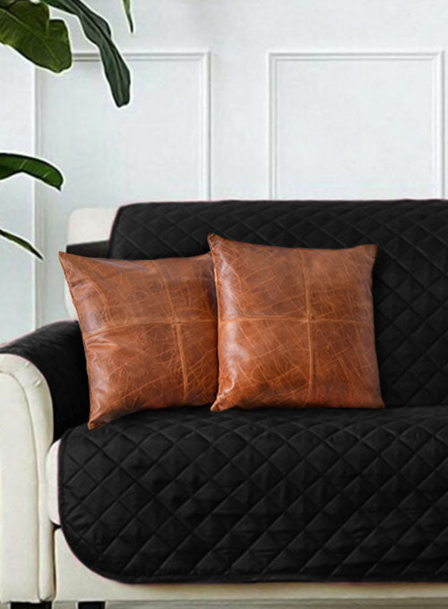 Leather Pillow Cover - LeatherCult