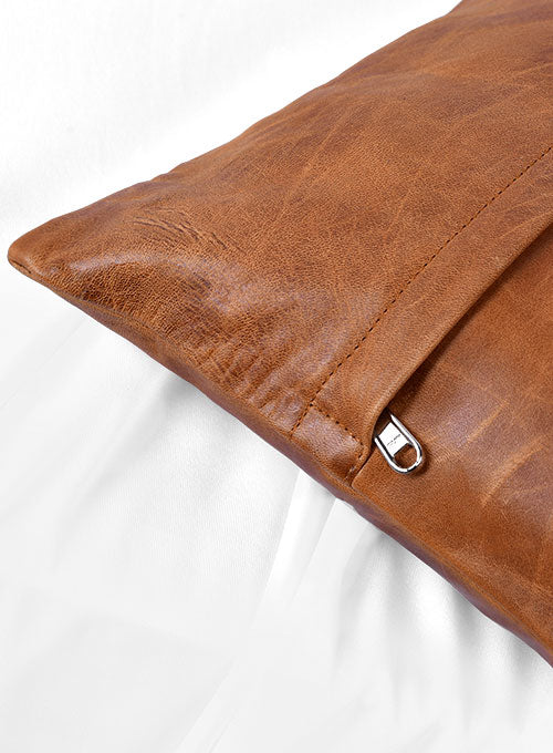 Leather Pillow Cover - LeatherCult