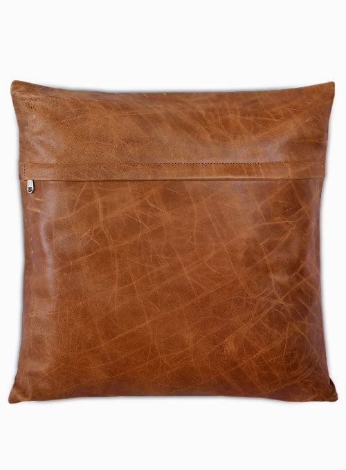 Leather Pillow Cover - LeatherCult