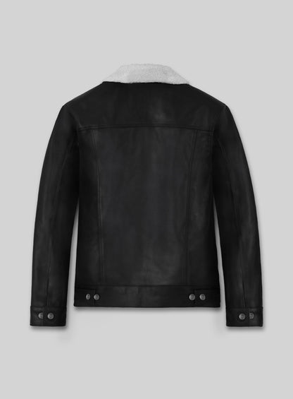Leather Sherpa Jacket
