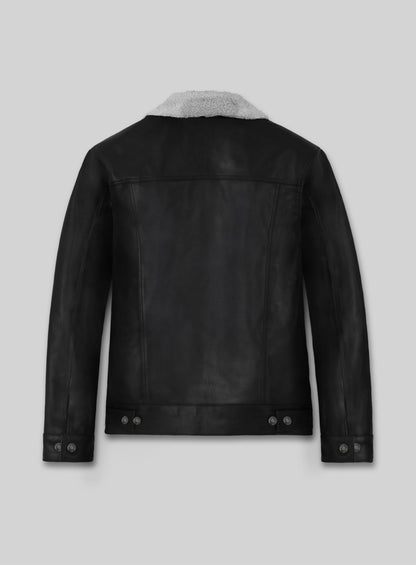 Leather Sherpa Jacket