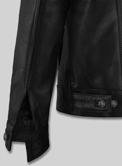 Leather Sherpa Jacket