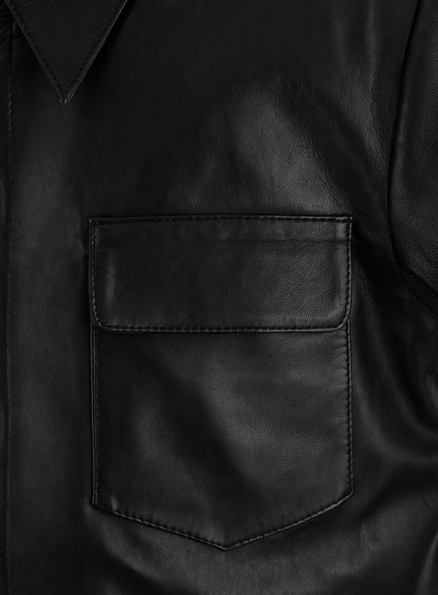 Leather Shirt # 1005