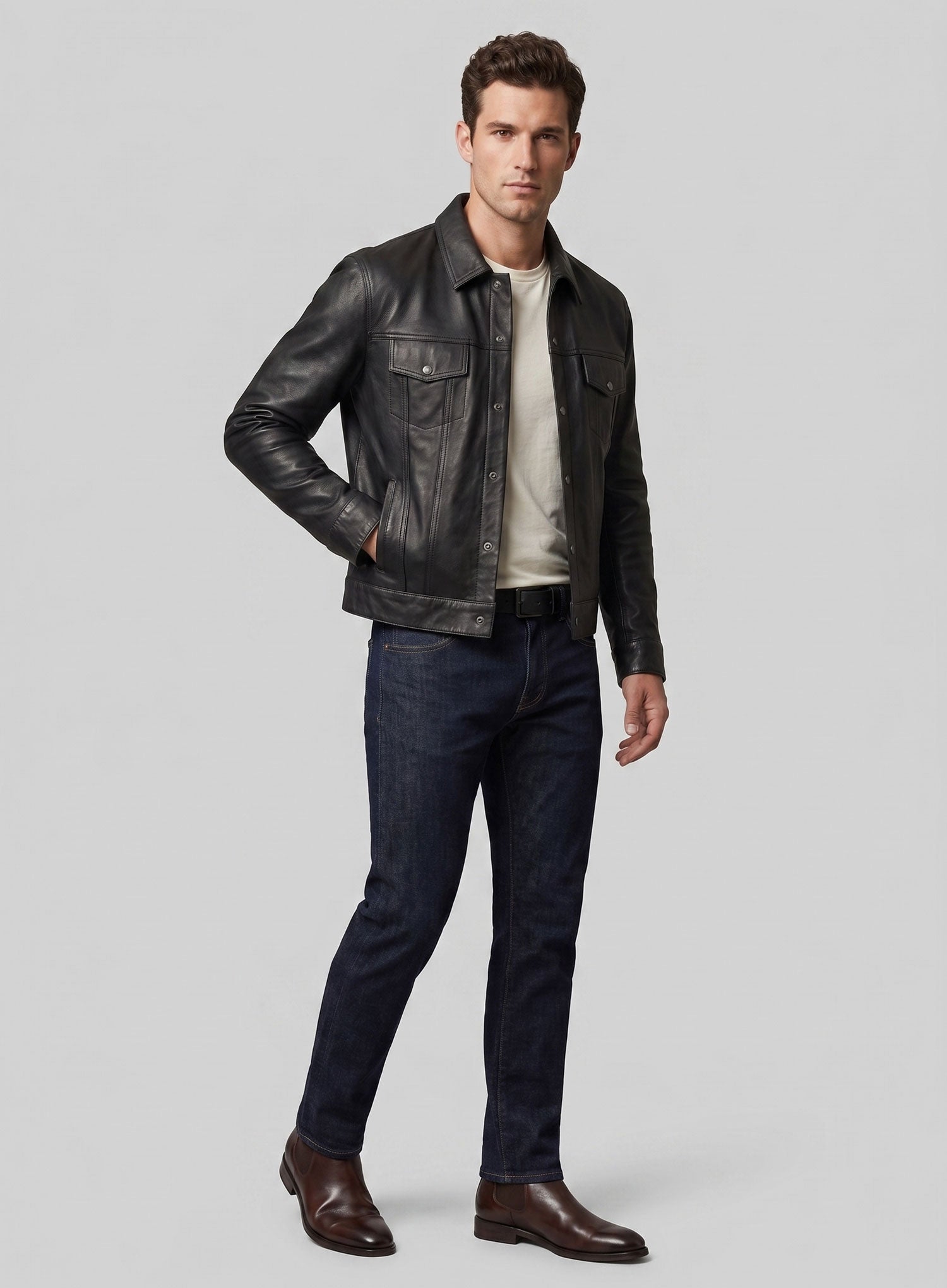 Leather Trucker Jacket – LeatherCult