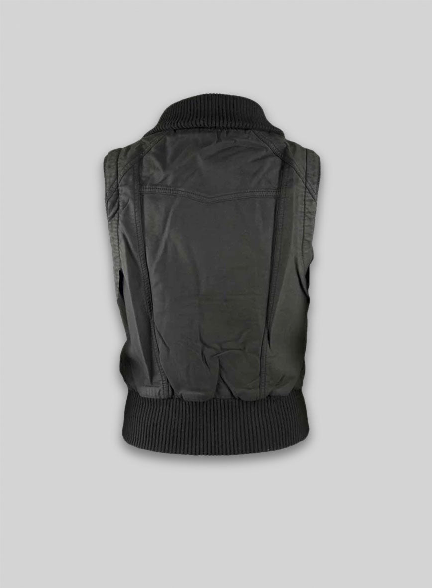 Leather Biker Vest # 314
