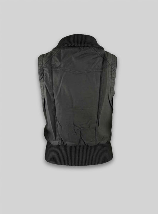 Leather Biker Vest # 314