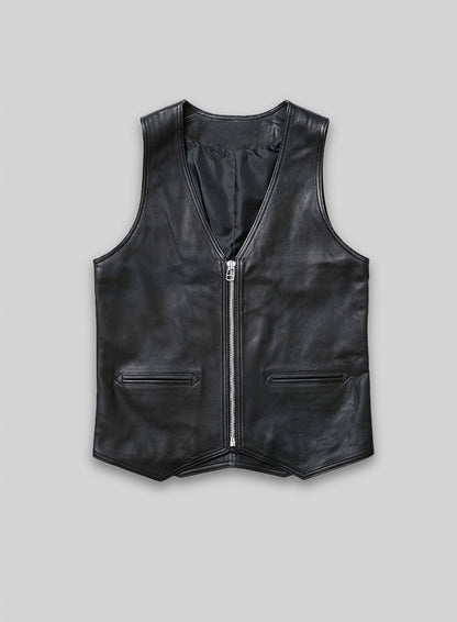 Leather Vest # 322