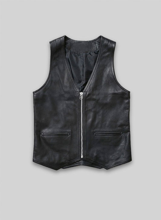 Leather Vest # 322