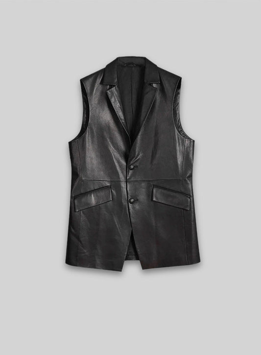 Leather Vest # 323