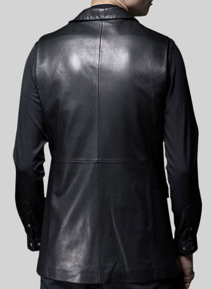 Leather Vest # 323