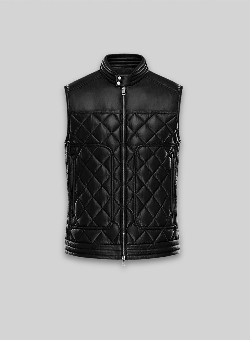 Leather Vest # 324