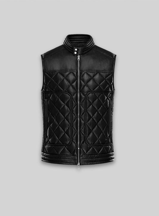 Leather Vest # 324