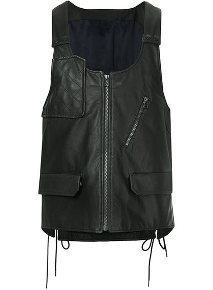 Leather Vest # 332 - LeatherCult