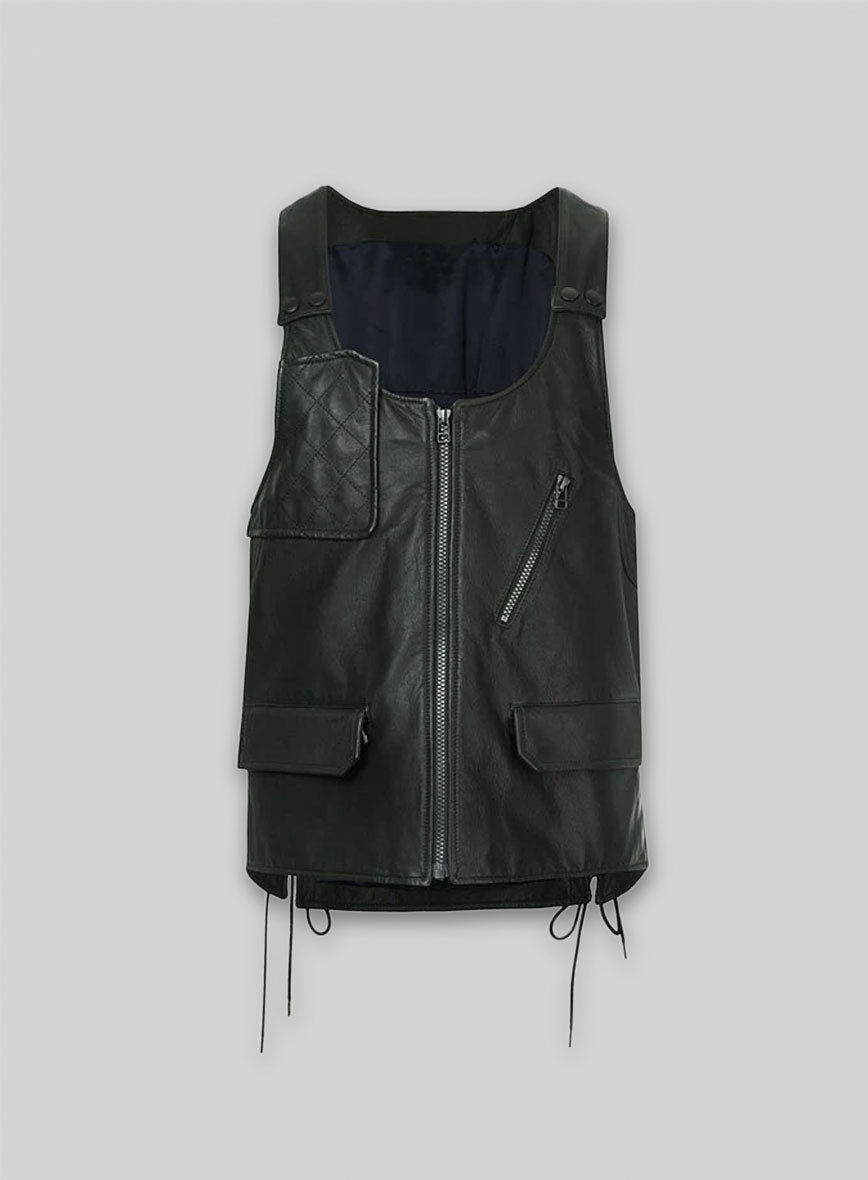Leather Vest # 332