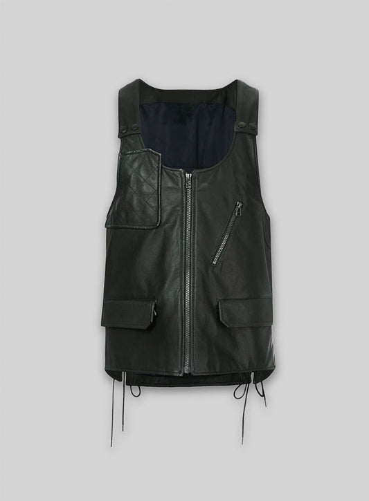 Leather Vest # 332