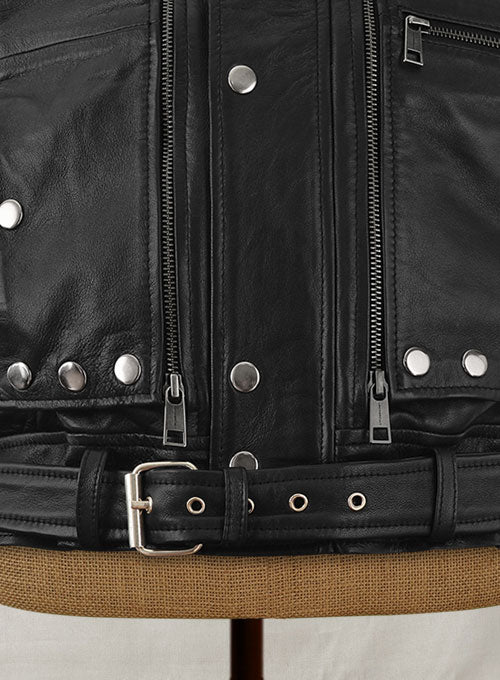 Leather Biker Vest # 333 - LeatherCult